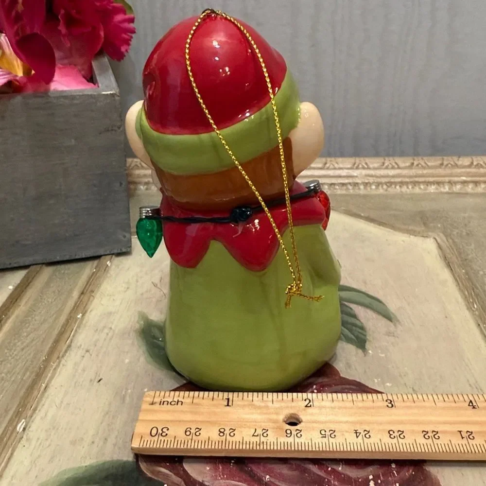 Mr. Christmas Follow the Magic Lighted Elf Ornament